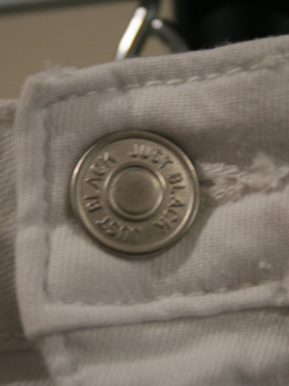 Just Black White Skinny Jeans Size 32 - Picture 5 of 10